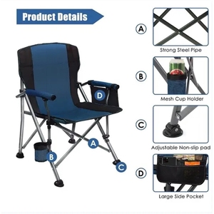 High Quality Portable Folding Beach Chair Perfect <b>Gift</b> <b>Set</b> for Picnic Fishing Camping - Product Image 3