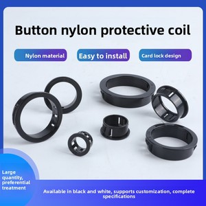 Sb Nylon khóa cáp bảo vệ trường hợp cáp cuộn Dây nylon cáp điện cắm nhựa Ổ cắm thẻ Cáp tổ chức - Product Image 5