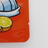 Sachet d'emballage en plastique personnalisé, forme irrégulière, imprimé dessin animé, avec trou de suspension, pour snacks et petits articles