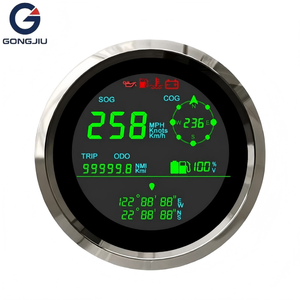 <span class=keywords><strong>Compteur</strong></span> <span class=keywords><strong>de</strong></span> <span class=keywords><strong>vitesse</strong></span> GPS pour yacht marin, jauge numérique pour bateau avec voltmètre, jauge <span class=keywords><strong>de</strong></span> carburant, odomètre <span class=keywords><strong>de</strong></span> voyage, instrument multifonction - Product Image 2