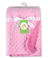 Vente en gros bonne qualité couverture en mousse pour bébé nouveau-né couvertures d'emmaillotage fantaisie solide Double couche couverture pour bébé