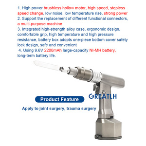 Stryker multifuncional broca cirúrgica furadeira ortopédica cirurgia brocas ortopédicas e serras - Product Image 2
