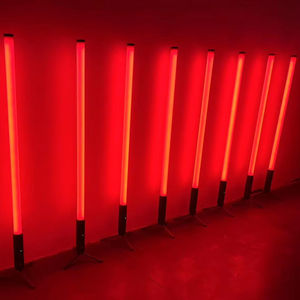 Barra de Píxeles RGBWauv Inalámbrica para Exteriores con Carcasa de Aleación de Aluminio IP65 de 77 W y 8 Piezas, Focos LED de 360 Grados con Batería, Control Remoto DMX y WiFi - Product Image 1