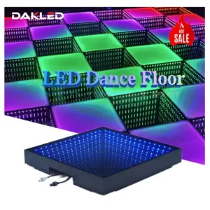 3d Led Licht Dansvloer Staande Versieren Nachtclub Dj Disco Interactieve Vloertegel