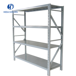 <span class=keywords><strong>4</strong></span> طبقة الطبقة ورقة رف معدني قابل للتعديل بولتلس الصناعية مستودع مخزن كراج حامل رف للتخزين - Product Image 4