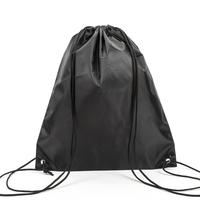 Usine pas cher prix réutilisable Polyester cordon sac à dos personnalisé tirage chaîne sac de sport sac de sport