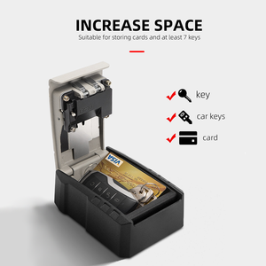 Kết hợp tường-mountable 4 chữ số Wall Mount khóa hộp Hợp kim nhôm <span class=keywords><strong>Key</strong></span> an toàn lưu trữ keybox - Product Image 3