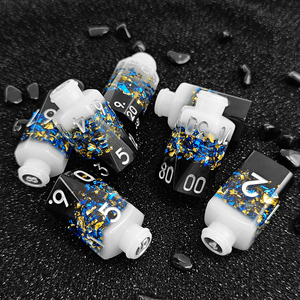 Bộ xúc xắc nhựa resin phép thuật nguyên tố, phụ kiện trò chơi trên bàn DND, bộ xúc xắc RPG bằng nhựa resin - Product Image 5