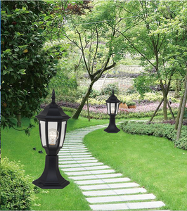 Eclairage de porte de jardin en plastique, certifié CE, <span class=keywords><strong>lampe</strong></span> verticale classique, pas cher, en plastique, P344 - Product Image 6