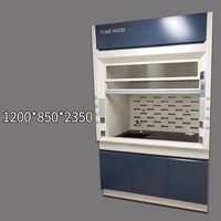 Hotte d'échappement personnalisée en PP tout acier, table d'opération de laboratoire, type d'air net sans conduit avec lampe UV