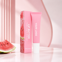 Baume à lèvres hydratant et waterproof au peptide, étiquette privée, brillant à lèvres pailleté à presser, nourrissant, végétalien, haute brillance