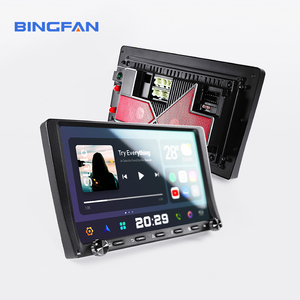 9インチユニバーサルAndroidラジオオートDVDプレーヤー2 + 32GBカーステレオGPSナビゲーションボタンとノブ付きCarplay BT WIFI - Product Image 3