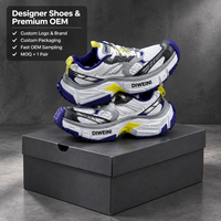 Chaussures de luxe pour hommes et femmes, haute qualité, blanc, gris, bleu, jaune, chaussures de marche, baskets, zapatillas, neuves