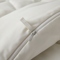 Ensemble de couette 4 pièces en bambou 100% écologique, couleur unie moderne, 300TC, toutes saisons, vente directe d'usine