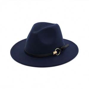 X3038 Sombrero Fedora Unisex de Lana, Sombreros Fedora de Fieltro para Hombre y Mujer, Gorras de Jazz de Lana - Product Image 4