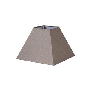 Abat-jour pour lampe E27, lin gris, dimensions 35x15x25 cm ; idéal pour éclairer et décorer les espaces avec style. - Product Image 1