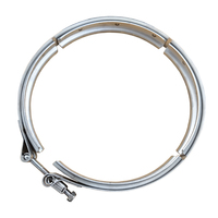 Collier de serrage en V à boulon en T pour échappement, collier de serrage DPF avec joint pour filtre à particules diesel de camion américain, kit de service