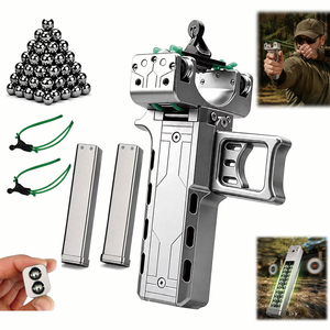 Kit de lance-pierre automatique mécanique de haute précision en alliage d'aluminium, puissant et écologique, accessoires pour jeux - Product Image 5