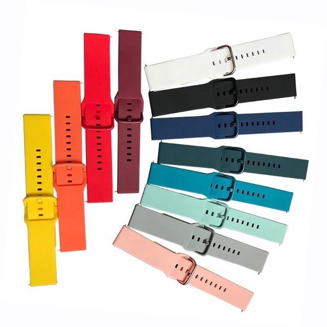 Replacement 20 22mm Smart Silicon Rubber Fkm Watch Straps Accessories