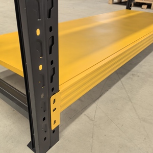 Estanterías de Almacenamiento de Alta Resistencia, Capacidad de Carga de 500 kg/Nivel, Estantes de Acero, Estanterías Industriales Apilables para Almacén, Estanterías Metálicas - Product Image 3