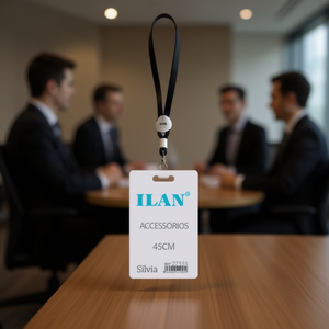 Cordino Personalizzato Ilan 45Cm con Clip per Carta d'Identità e Accessori - Product Image 2