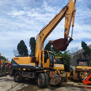 Excavadoras hidráulicas de 21 toneladas de segunda mano, máquina de ruedas Hyundai 210w-9 usadas en buen estado, Hyundai 210w-9 a la venta - Product Image 6