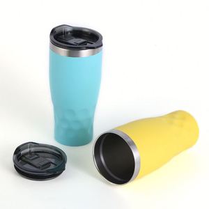 Vaso de Acero Inoxidable de 30 oz para Auto y Oficina, Botella de Agua de Gran Capacidad con Aislamiento de Goma para Beber Directamente - Product Image 6