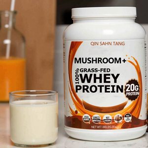 QINSHANTANG vente en gros de marque privée <span class=keywords><strong>5kg</strong></span> de poudre d'isolat de concentré de protéines de lactosérum de gymnastique fabricant de poudre de protine de champignon adulte - Product Image 1