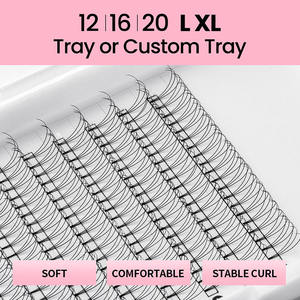 Offre Spéciale Cils préfaits souples 3D 5D 6D 7D 9D Easy Fan à trois pointes et tige <span class=keywords><strong>courte</strong></span> - Product Image 2