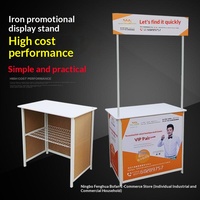 Support d'affichage portable pliable en alliage d'aluminium pour la promotion, le recrutement et les expositions