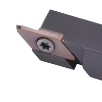 Porte-outil CNC pour tournage à tête mobile, CTPA, queue carrée, en carbure, pour rainurage externe, tranchage et cannelage, OEM, haute résistance à l'usure
