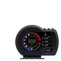 Wiiyii Nouvelle Version P6 OBD2+GPS Système Double Affichage Compteur de Vitesse Haute Résolution LCD pour Voitures Sans Délai Comprend la Consommation de Carburant
