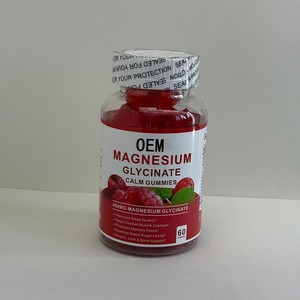 Gomitas de Glicinato de Magnesio OEM Calm 400mg 60 Unidades Veganas para el Sueño, Salud Ósea, Muscular y Articular - Product Image 1
