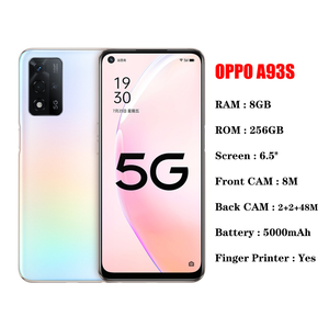 โทรศัพท์มือถือ <span class=keywords><strong>OPPO</strong></span> A93S 5G 8 + 256GB, โทรศัพท์มือถือสำหรับเล่นเกมรอมเวอร์ชั่นสากลโทรศัพท์มือสองสมาร์ตโฟน5g - Product Image 2