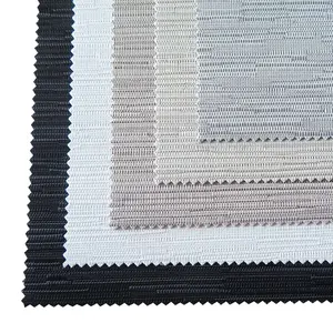 Tissu de store à double occultation en PVC polyester résistant à la poussière pour fenêtres fabriqué en Chine