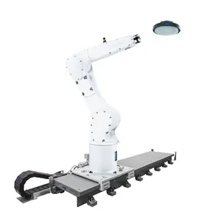 6轴小型机器人KUKA KR 10 R900 CR，与Schunk抓手配对，适用于物料搬运机器人行业。