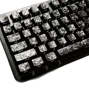 Capuchons de touches imprimés latéralement en Fiber de carbone, 119 touches pour clavier mécanique, compatibles PBT, capuchons de touches universels personnalisés - Product Image 5