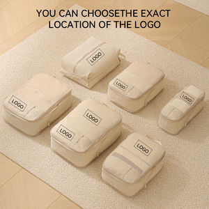 Set <span class=keywords><strong>di</strong></span> 6 Cubi <span class=keywords><strong>di</strong></span> Compressione Espandibili per Organizzare Vestiti e Bagagli, Pratico Aiuto Leggero per Viaggiatori - Product Image 2