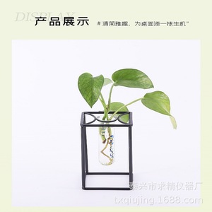 Seeking Excellence Glass Hydroponic <b>Vase</b> 25x35x120mm Tabletop Plant Decor For Home Zen Decoration - Product Image 3