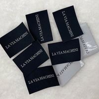 Étiquettes Tissées Adhésives Thermofusibles Personnalisées à Repasser pour Vêtements, Logos de Produits d'Habillement, Emballages et Étiquettes Transfert à Chaud