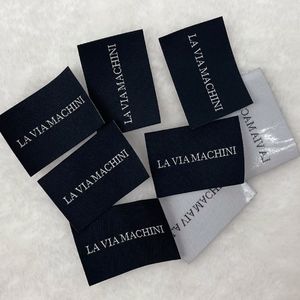 Custom Garment Product Logo Packaging Heat Press <strong>Label</strong> Ironing Hot Melt Adhesive Woven Patches <strong>Labels</strong> Tags for <strong>Clothing</strong> - Product Image 6