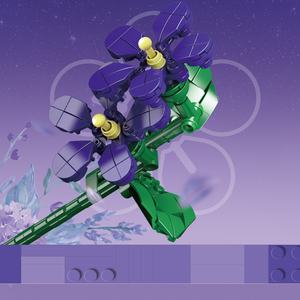 Nuevo Juego de Bloques de Construcción Mould King 24014, Mundo Floral Decorativo, Bloques Violeta, Modelo de Juguete para Fiesta de Bodas Eterna, Construcción Floral - Product Image 3