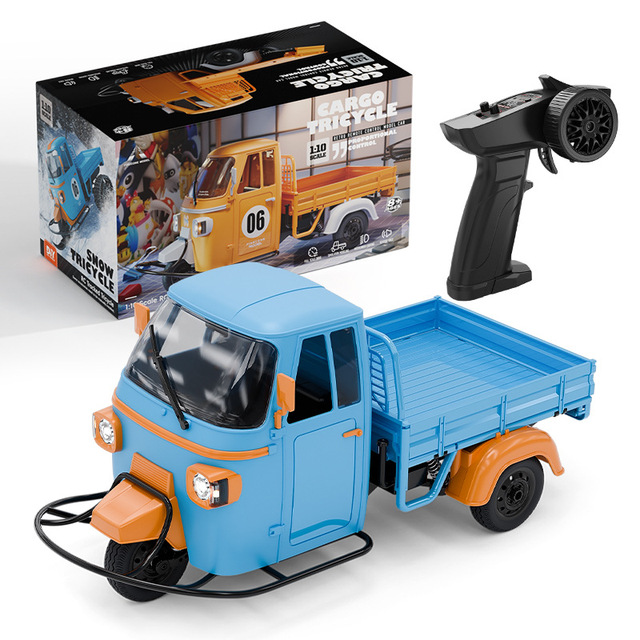Cross-Border 1:10 Scale Full-size Rc Toy Car Expert Remote Control PINECONES SG-1008 Piaggio 3-Wheel Drift Cars New Rear Drive