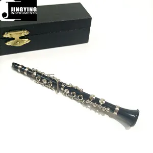 2024 jingying âm nhạc thu nhỏ Gỗ gió nhạc cụ mô hình, Mini Clarinet mô hình trang trí nhà sinh nhật nhạc cụ Quà Tặng - Product Image 1