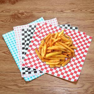 Papier d'emballage alimentaire 20x30 cm, papier ciré, résistant à la graisse, à l'huile et à l'eau, pour hamburgers, sandwichs et paniers-repas - Product Image 3