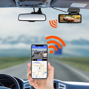 Telecamera per Auto 4K <span class=keywords><strong>2026</strong></span>, Mini <span class=keywords><strong>DVR</strong></span> con Wi-Fi, Doppia Lente Anteriore e Posteriore, Visione Notturna, Controllo App, Sensore G - Product Image 4