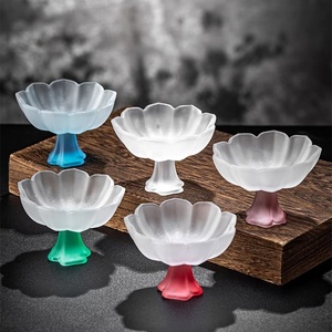 סיטונאי מיני לוטוס בצורת גובלטי גלידת קרם שתייה מיץ כוסות קוקטייל צבעוניות - Product Image 2