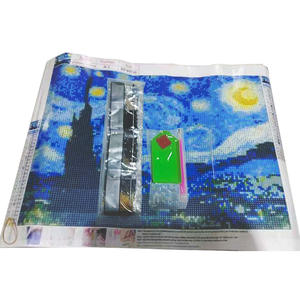 Pintura <span class=keywords><strong>de</strong></span> Diamantes DIY 40x50, Cuadro Completo <span class=keywords><strong>de</strong></span> Diamantes <span class=keywords><strong>de</strong></span> la Noche Estrellada <span class=keywords><strong>de</strong></span> <span class=keywords><strong>Van</strong></span> <span class=keywords><strong>Gogh</strong></span>, Cielo Estrellado en Degradado, Decoración Rectangular Personalizable - Product Image 4
