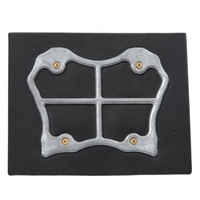 Étiquettes en cuir personnalisés, Logo gaufré noir, plaque gravée, patchs métalliques pour vêtements, pièces