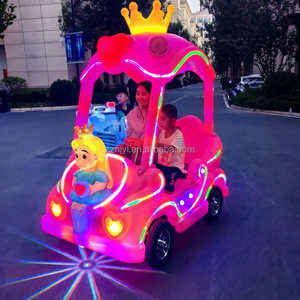 Outdoor Indoor Happy <span class=keywords><strong>Car</strong></span> può ospitare due persone simulate di guida di auto per bambini luna Park giro elettrico principessa paraurti auto - Product Image 1
